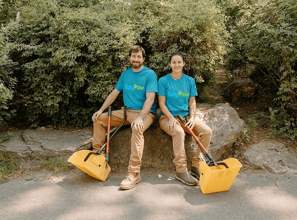 TidyPaw team members ready for service